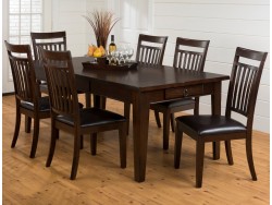 Legacy Oak 7pc. Table and Chair Set