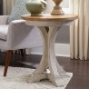 Farmhouse Reimagined Round Chair Side Table