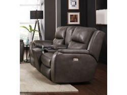 Marquis Power Recline Console Loveseat