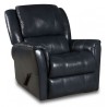 Luxor Leather Swivel Glider Recliner (Navy)