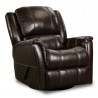 Luxor Leather Swivel Glider Recliner (Brazil)